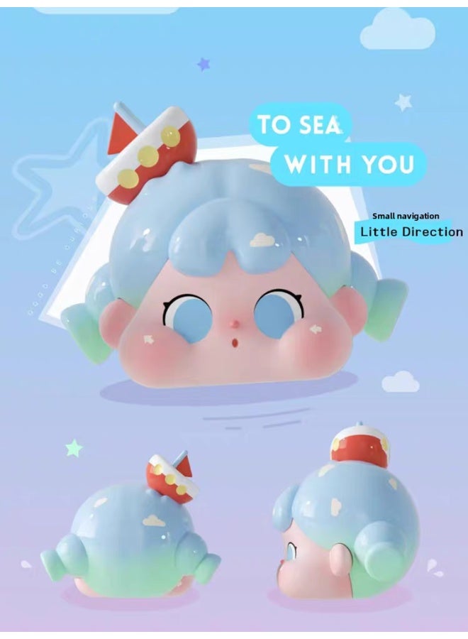 The new QOQO accompany you to see the sea blind box TO SEA WITH YOU hand-made doll tide toy desktop ornaments